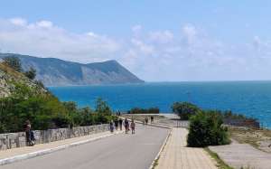 Анапа галечный пляж 40 лет Победы