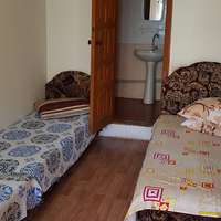 Недорогой номер с удобствами на четверых в Джемете